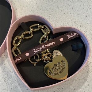 Juicy Couture Gold Charm Bracelet